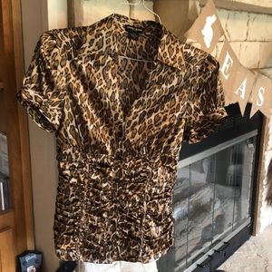 Guess leopard print top